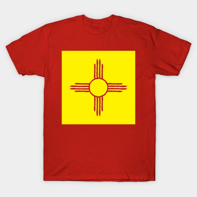 Hand Drawn New Mexico Zia Shirt T-Shirt by HolidayShirts